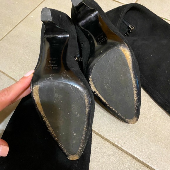 AUTHENTIC PRADA Tall Suede Boot - Picture 5 of 11